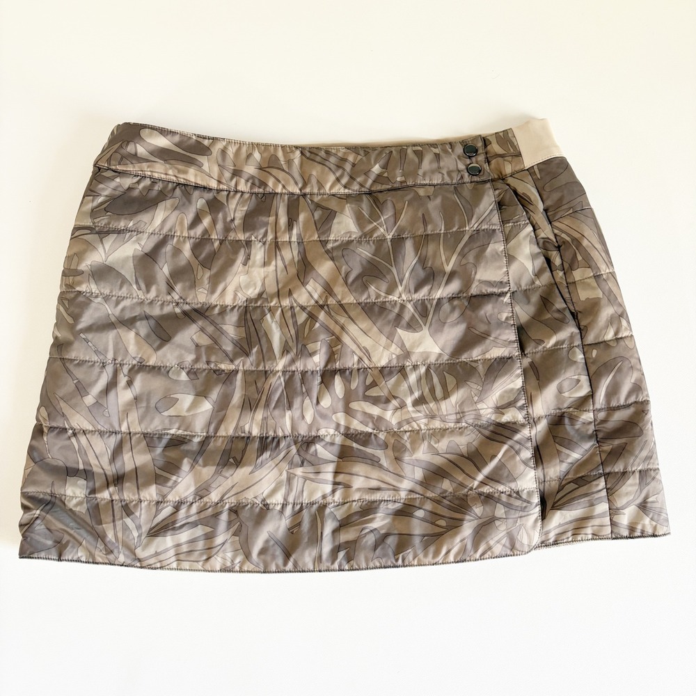 RLX Ralph Lauren Womens‎ Reversible Quilted Gorpcore Outdoor Mini Skirt Size M